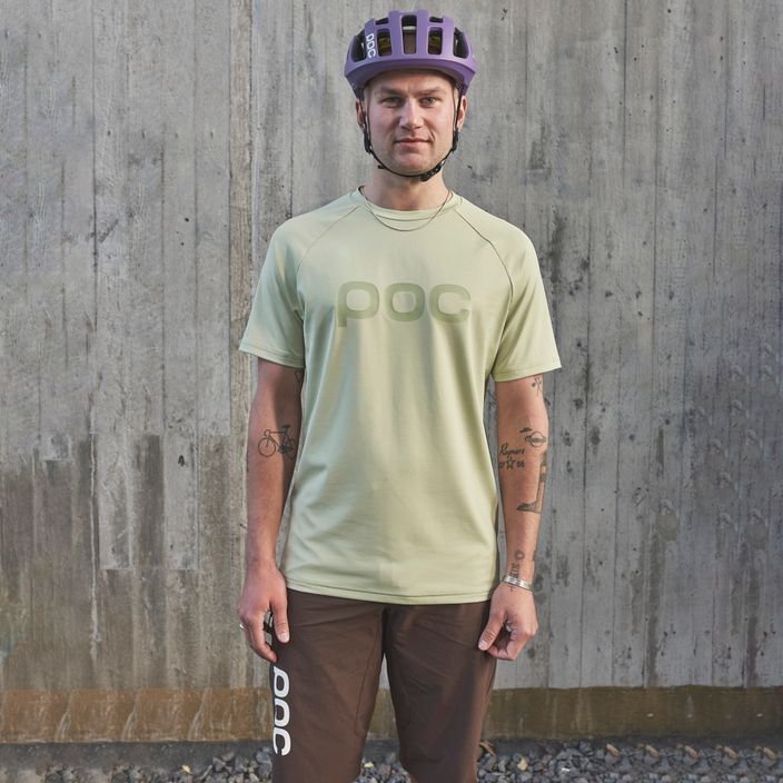 Men's cycling jersey POC Reform Enduro Tee prehnite green 3