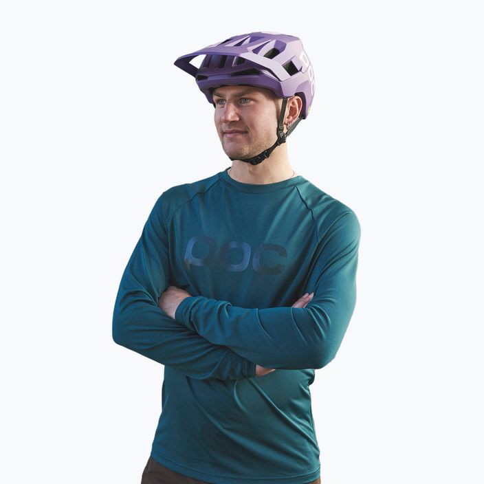 Men's cycling longsleeve POC Reform Enduro Jersey dioptase blue