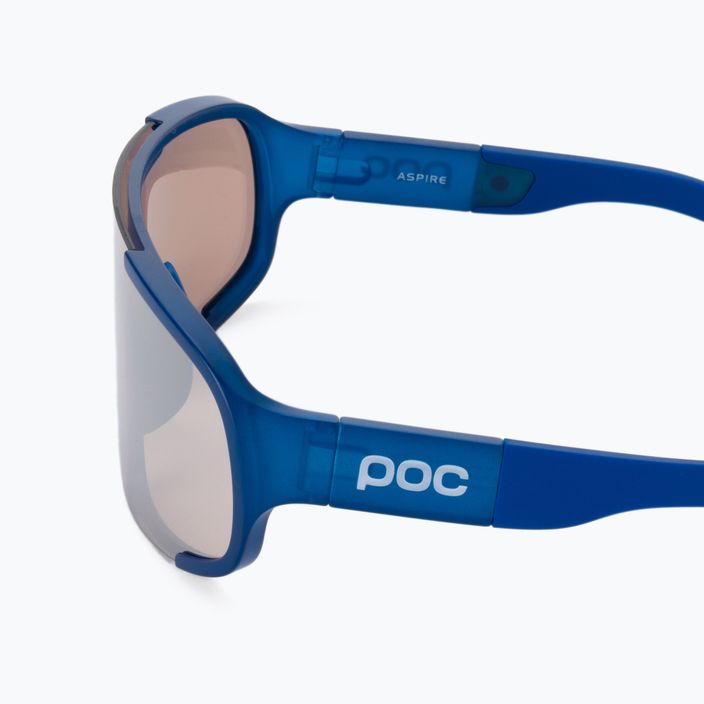 Bicycle goggles POC Aspire opal blue translucent/clarity trail silver 4