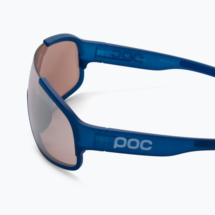 Bicycle goggles POC Crave opal blue translucent/clarity trail silver 4