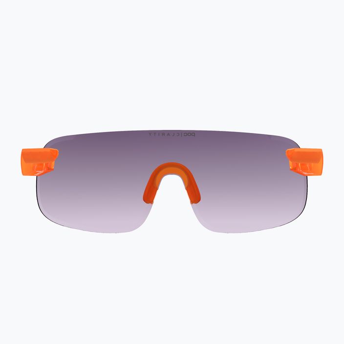 Bicycle goggles POC Elicit fluorescent orange translucent/clarity road gold 3