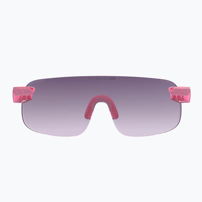 Bicycle goggles POC Elicit actinium pink translucent/clarity road silver 3