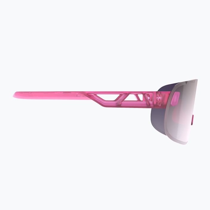 Bicycle goggles POC Elicit actinium pink translucent/clarity road silver 4