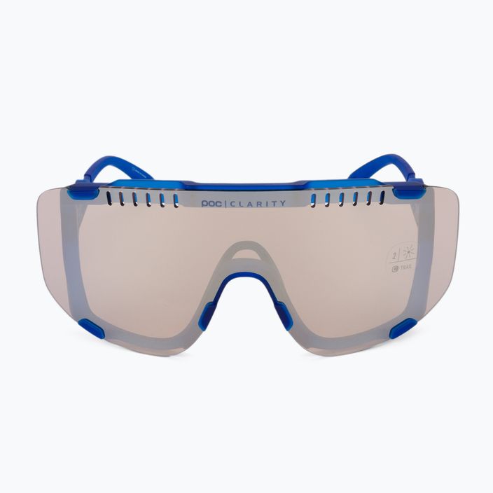 Bicycle goggles POC Devour opal blue translucent/clarity trail silver 4