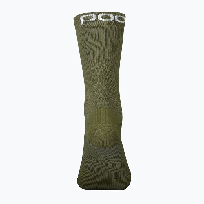 POC Lithe MTB Mid cycling socks epidote green 2