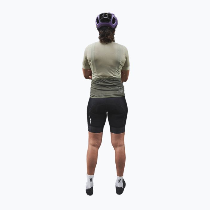 Women's cycling jersey POC Essential Road Logo prehnite green/epidote green 2