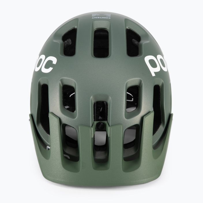 Bicycle helmet POC Tectal epidote green metallic/matt 3