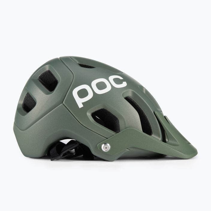 Bicycle helmet POC Tectal epidote green metallic/matt 4