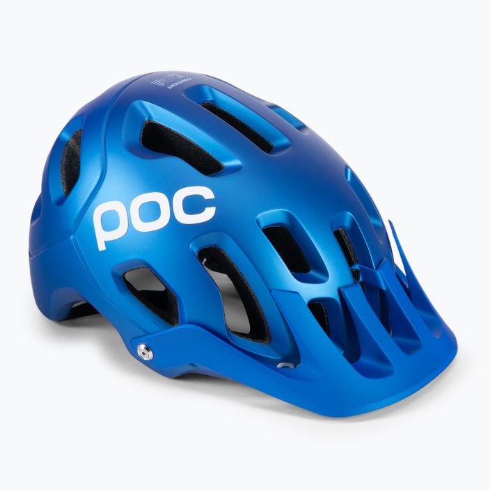 Bicycle helmet POC Tectal opal blue metallic/matt