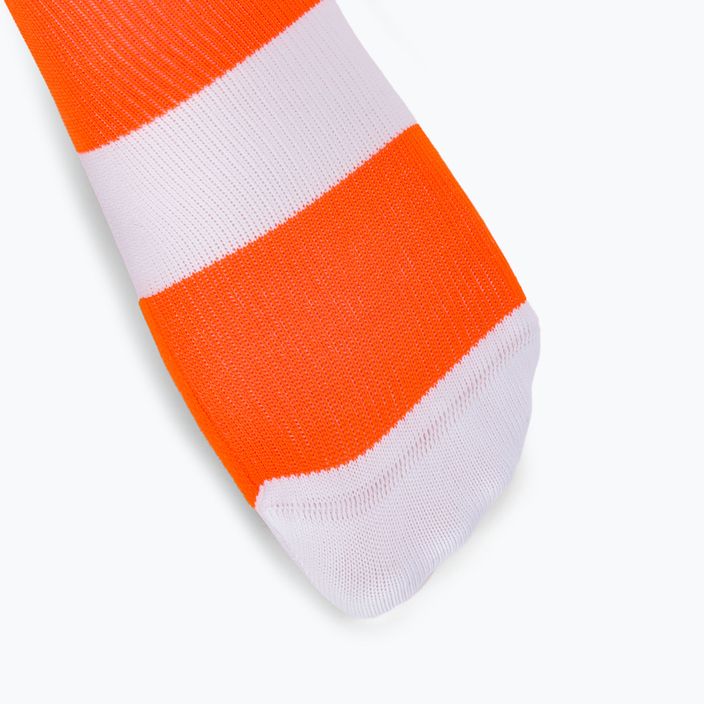 Cycling socks POC Lure MTB Long zink orange/hydrogen white 3