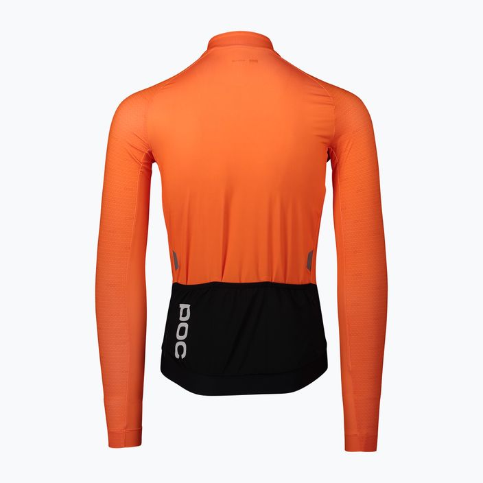 Men's cycling longsleeve POC Essential Road poc o zink orange 7