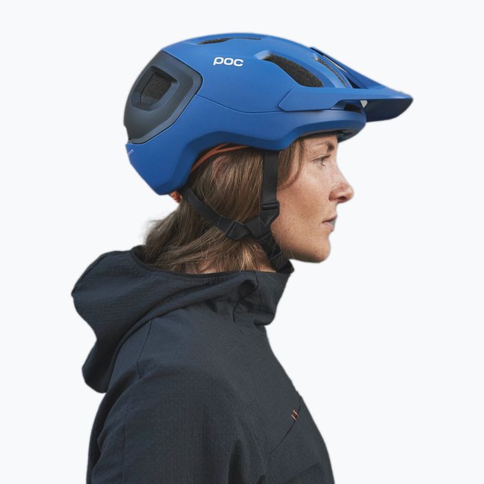 Bicycle helmet POC Axion SPIN natrium blue matt 9
