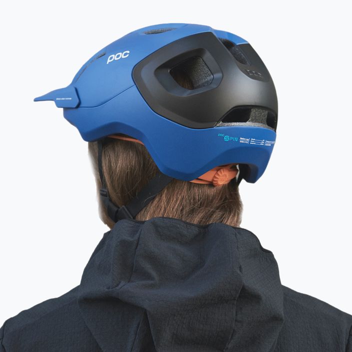 Bicycle helmet POC Axion SPIN natrium blue matt 10