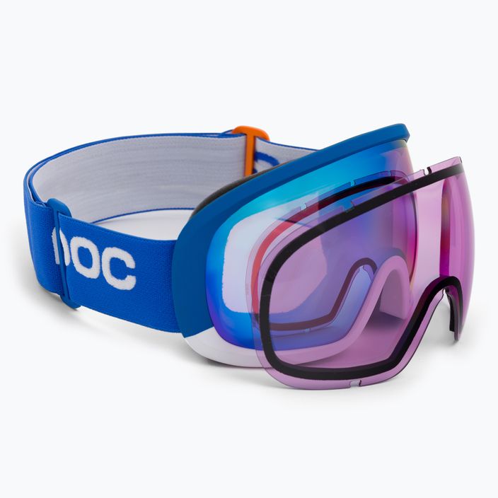 Ski goggles POC Fovea Mid Clarity Comp natrium blue/spektris blue