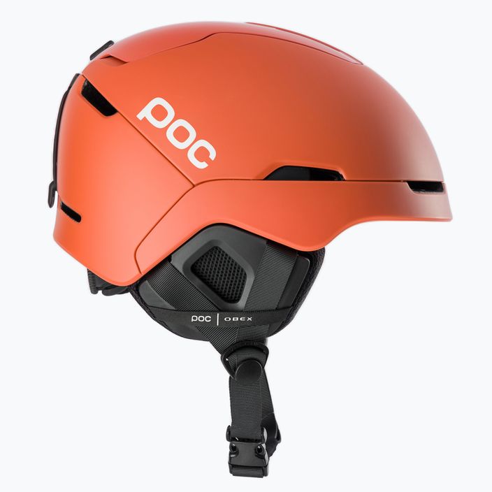 Ski helmet POC Obex MIPS lt agate red matt 4