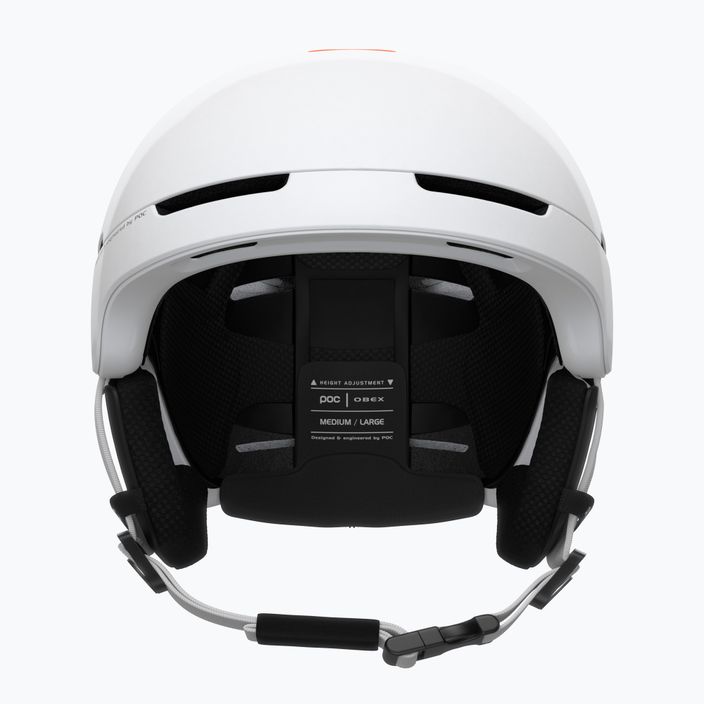 Ski helmet POC Obex BC MIPS hydrogen white/fluorescent orange avip 11