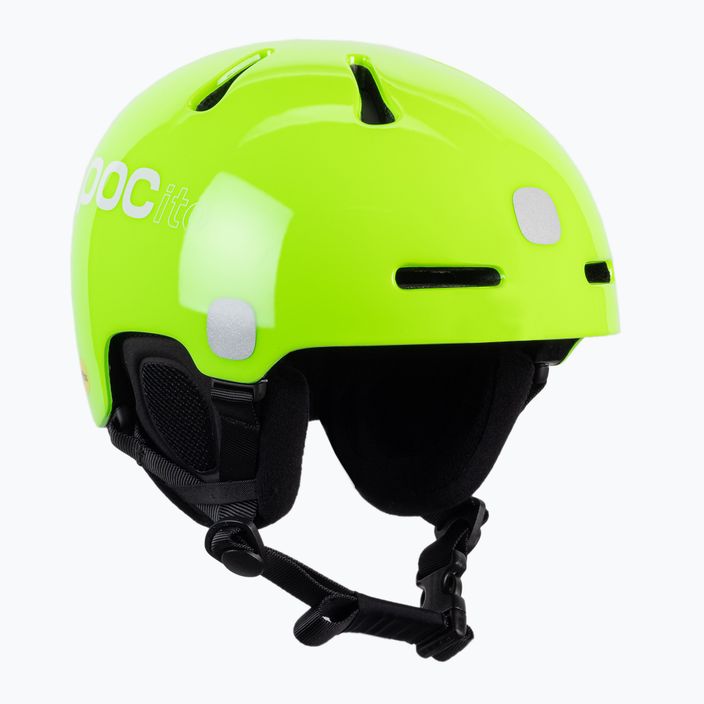 Children's ski helmets POC POCito Fornix MIPS fluorescent yellow/green