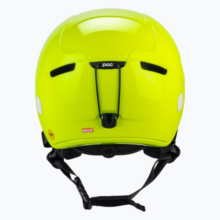 Children's ski helmets POC POCito Obex MIPS fluorescent yellow/green 3