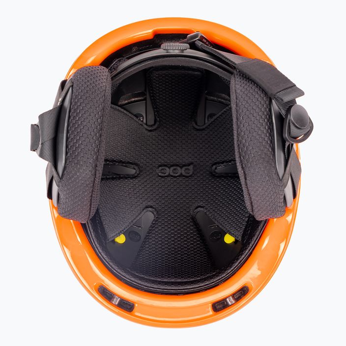 Children's ski helmets POC POCito Obex MIPS fluorescent orange 5