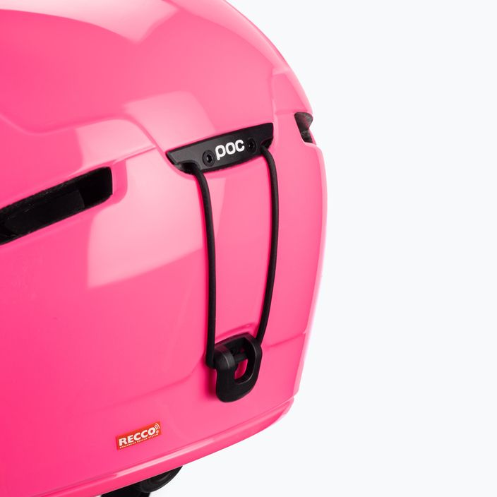 Children's ski helmets POC POCito Obex MIPS fluorescent pink 7