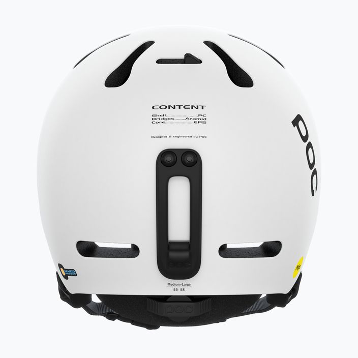 Ski helmet POC Fornix MIPS hydrogen white matt 10