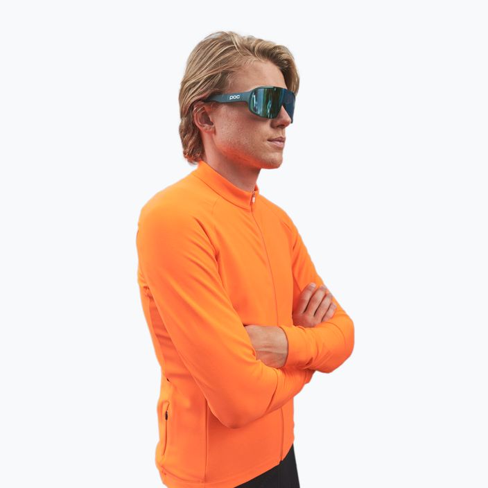 Men's cycling longsleeve POC Radiant Jersey zink orange