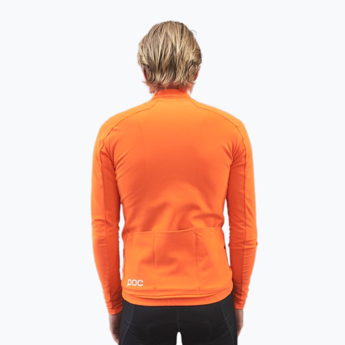 Men's cycling longsleeve POC Radiant Jersey zink orange 2