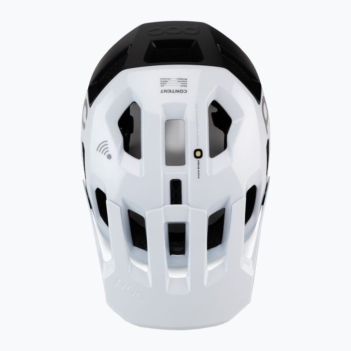 Bicycle helmet POC Kortal Race MIPS hydrogen white/uranium black matt 6