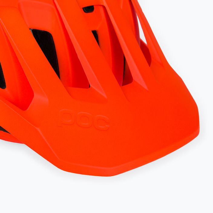 Bicycle helmet POC Kortal Race MIPS fluorescent orange/uranium/black matt 7