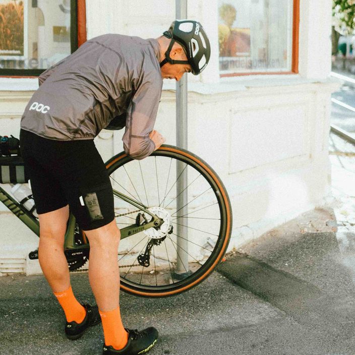 Cycling socks POC Fluo Mid fluorescent orange 6