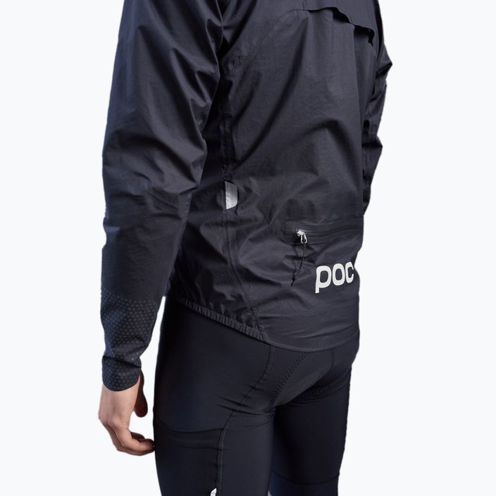 Men's cycling jacket POC Haven Rain uranium black 5