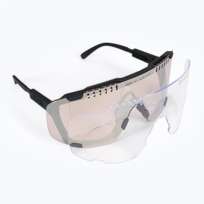 Bicycle goggles POC Devour uranium black/clarity trail silver 6