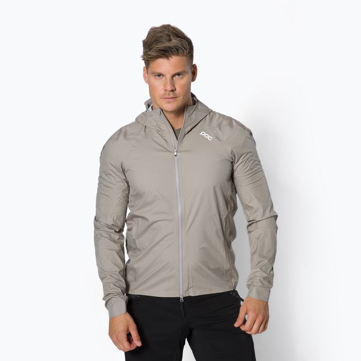 Men's cycling jacket POC Signal All-weather moonstone grey