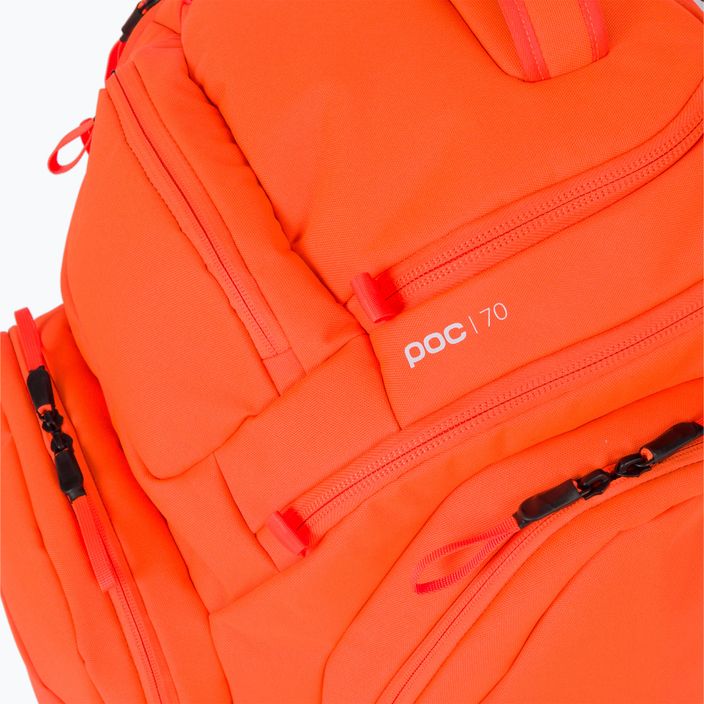 Ski backpack POC Race Backpack fluorescent orange 5