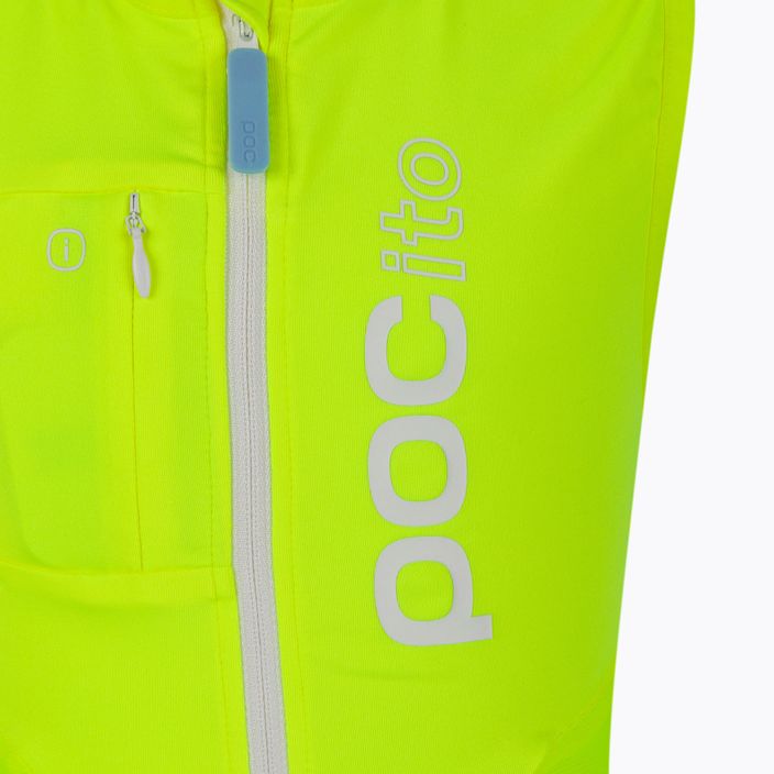 Child safety waistcoat POC POCito VPD Air Vest fluorescent yellow/green 3