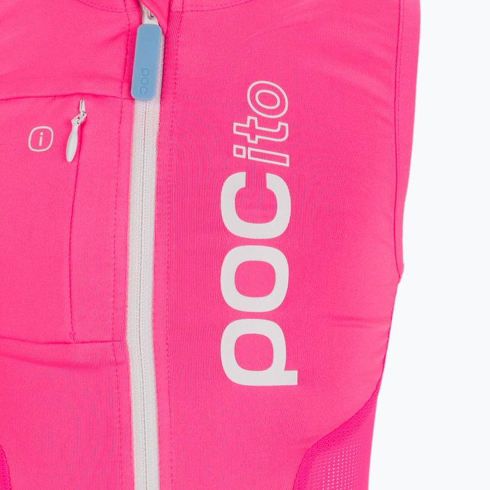 Child safety waistcoat POC POCito VPD Air Vest fluorescent pink 3