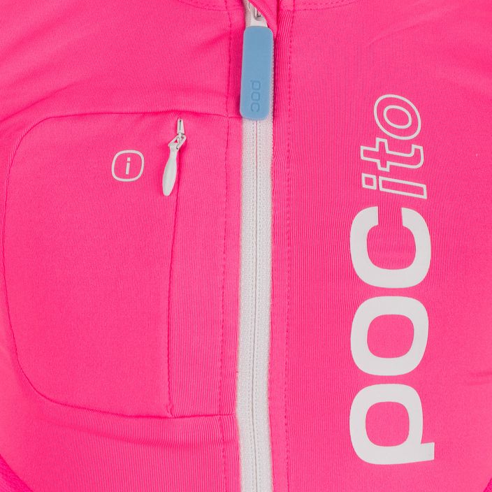 Child safety waistcoat POC POCito VPD Air Vest fluorescent pink 4