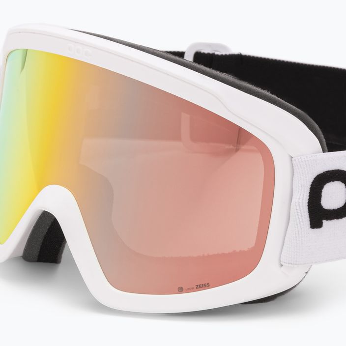 Ski goggles POC Opsin Clarity hydrogen white/spektris orange 5