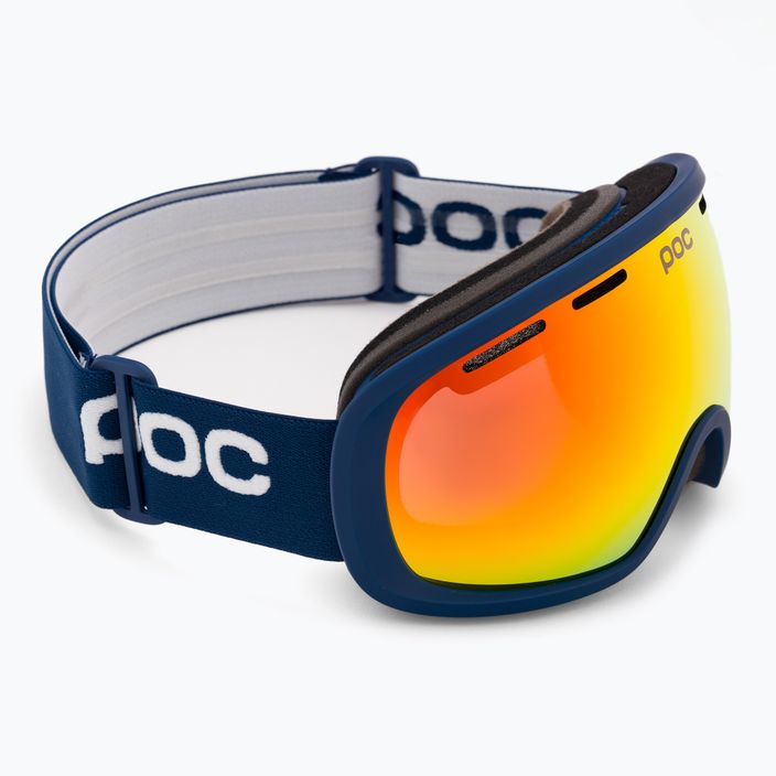 Ski goggles POC Fovea Clarity lead blue/spektris orange