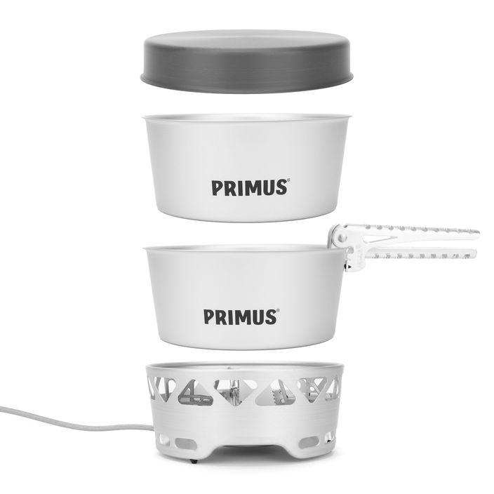 Primus Essential Stove silver travel cooker with pots P351030