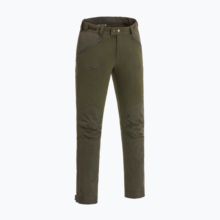 Men's Pinewood Abisko membrane trousers d.olive/suede brown 4