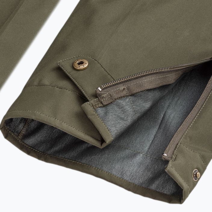 Men's Pinewood Abisko membrane trousers d.olive/suede brown 8