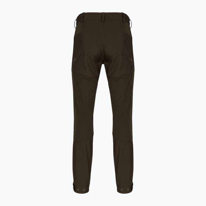 Men's Pinewood Abisko membrane trousers d.olive/suede brown 2