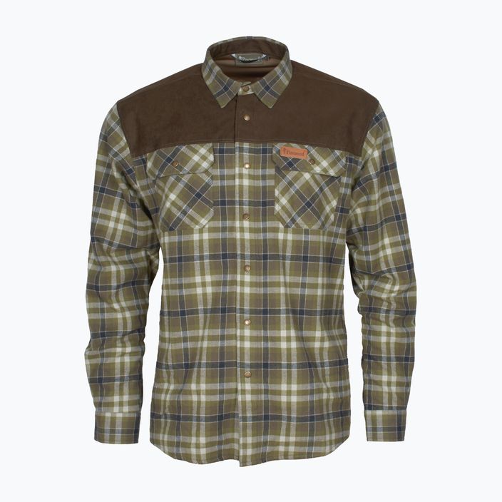 Men's Pinewood Douglas shirt h.olive/l.khaki 4