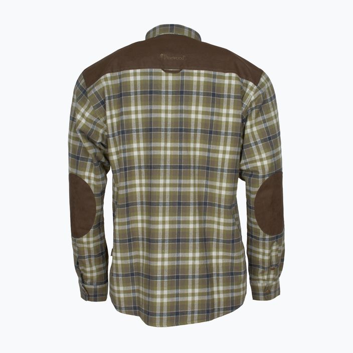 Men's Pinewood Douglas shirt h.olive/l.khaki 5
