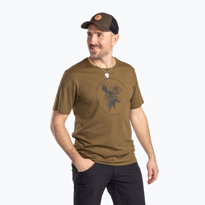 Men's Pinewood Moose h.olive T-shirt