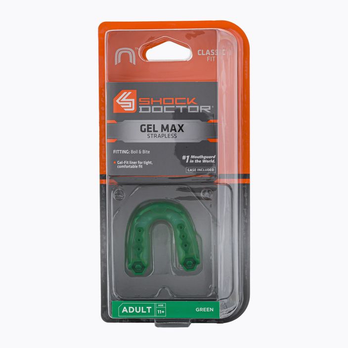 Shock Doctor Gel Max jaw protector green SHO575