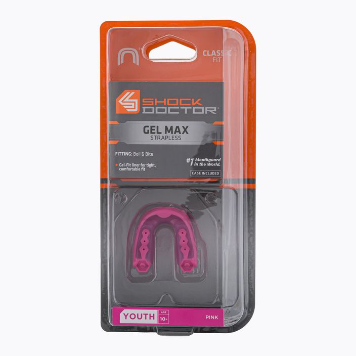 Shock Doctor Gel Max children's jaw protector pink SHO52