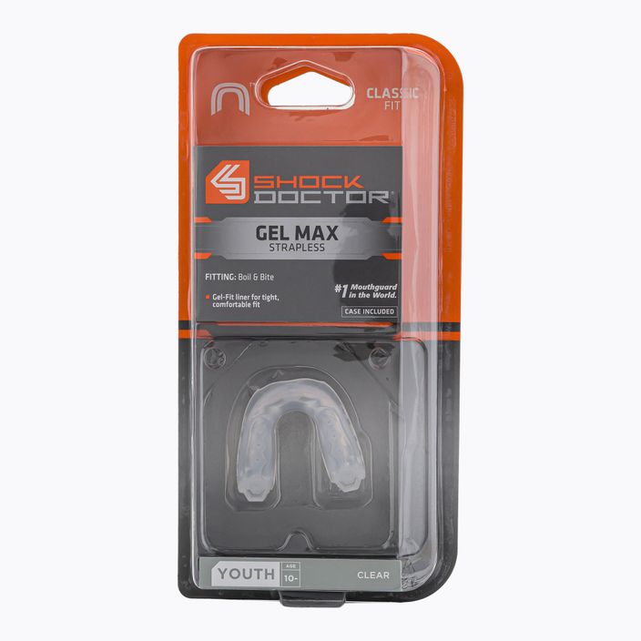 Shock Doctor Gel Max children's jaw protector clear SHO94