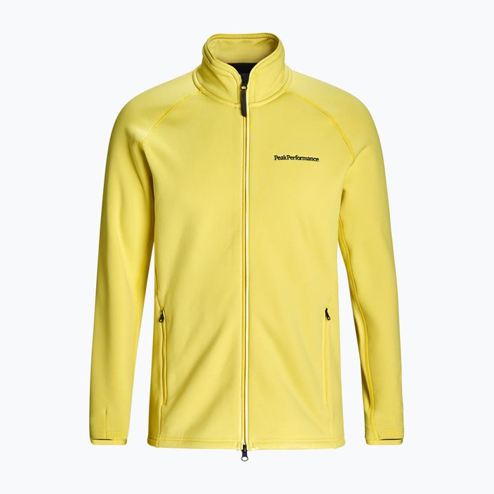Men's Peak Performance Chill Zip ski jacket yellow G76536070 2